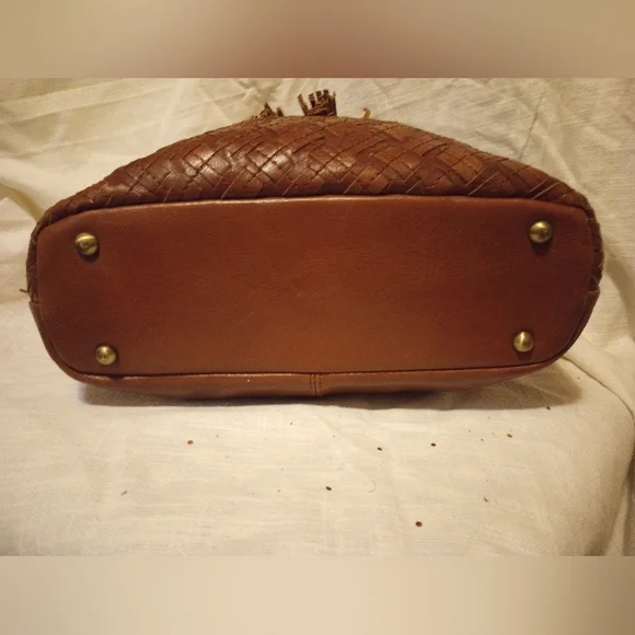 Patricia Nash Elegant Woven Leather Bag - Picture 4 of 8